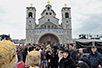 Освештавање Храма Христовог Васкрсења у Подгорици (фото: Михаило Пламенац)